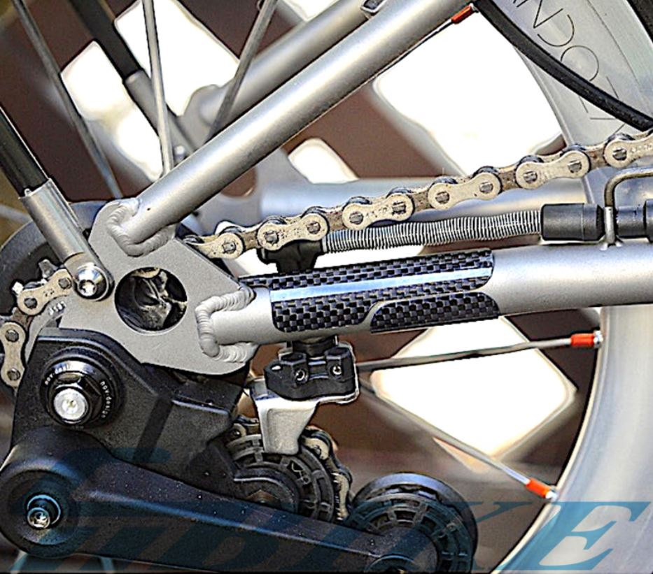 Chainstay Protector Wrap - Schutz für Brompton Faltrad Carbon Fiber