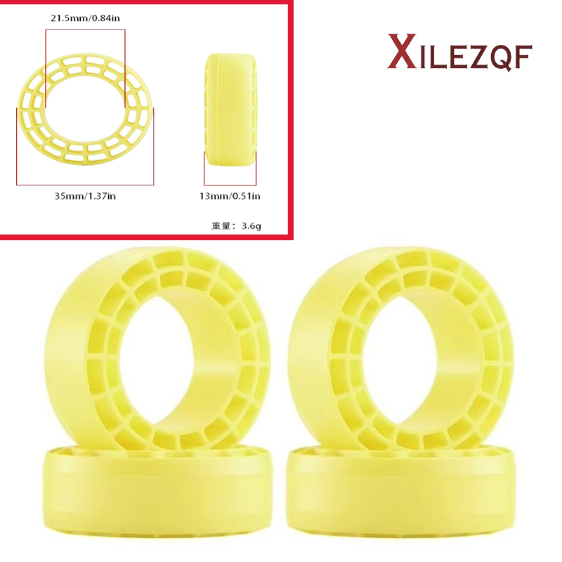 Tire Insert Foam - XILEZQF RC 4 Stück 0,7 Zoll