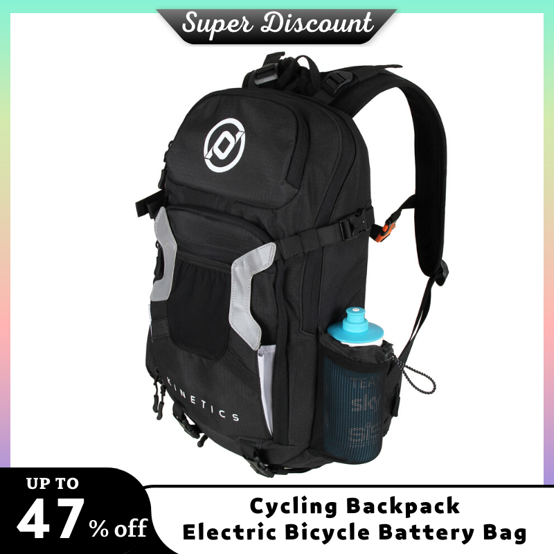 Mountain Biking Rucksack - Fahrradrucksack E-Bike-Akkutasche E-Mountainbike-Rucksack Elektrofahrradzubehör Rückenschutz mit