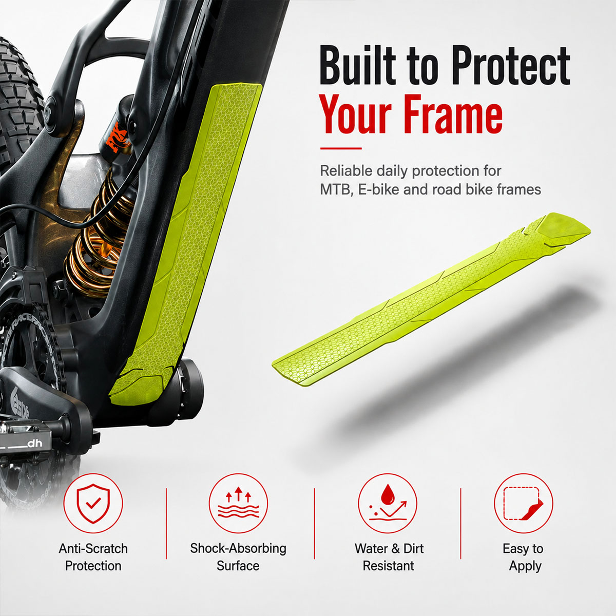 PINMOAP 1 Stück Fahrradrahmen- – Chainstay Protector Wrap Bewertung und Preis