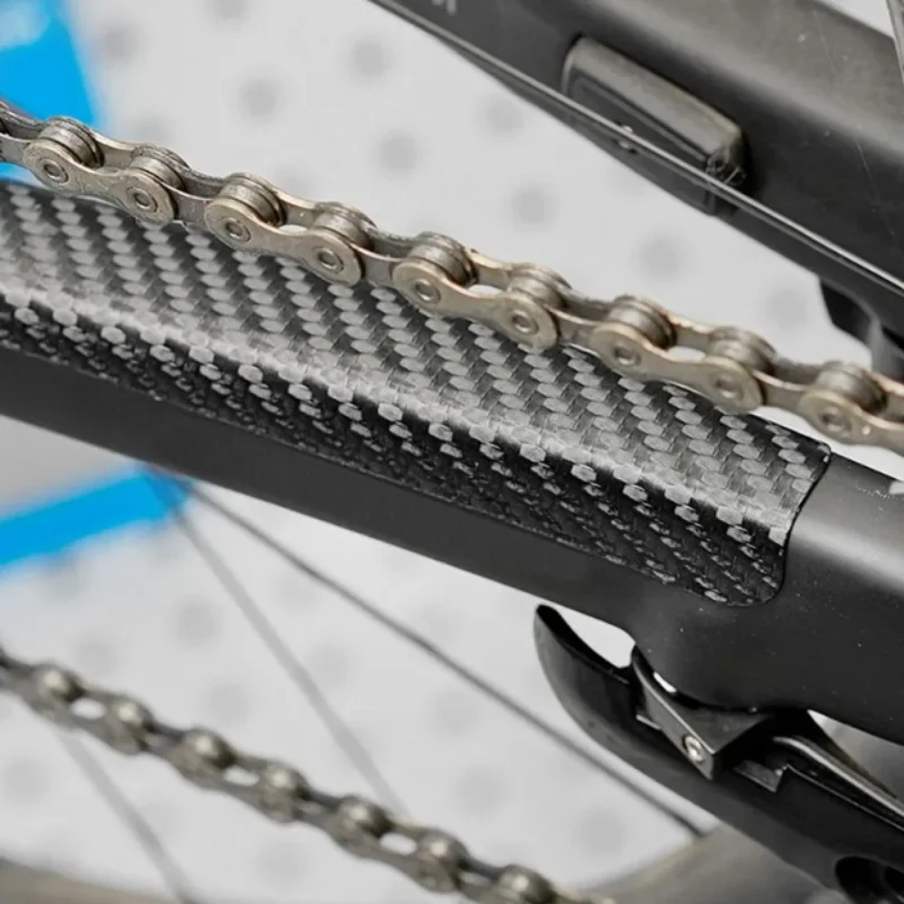 Schwarzer Kohlefaser-Fahrradke – Chainstay Protector Wrap Bewertung und Preis