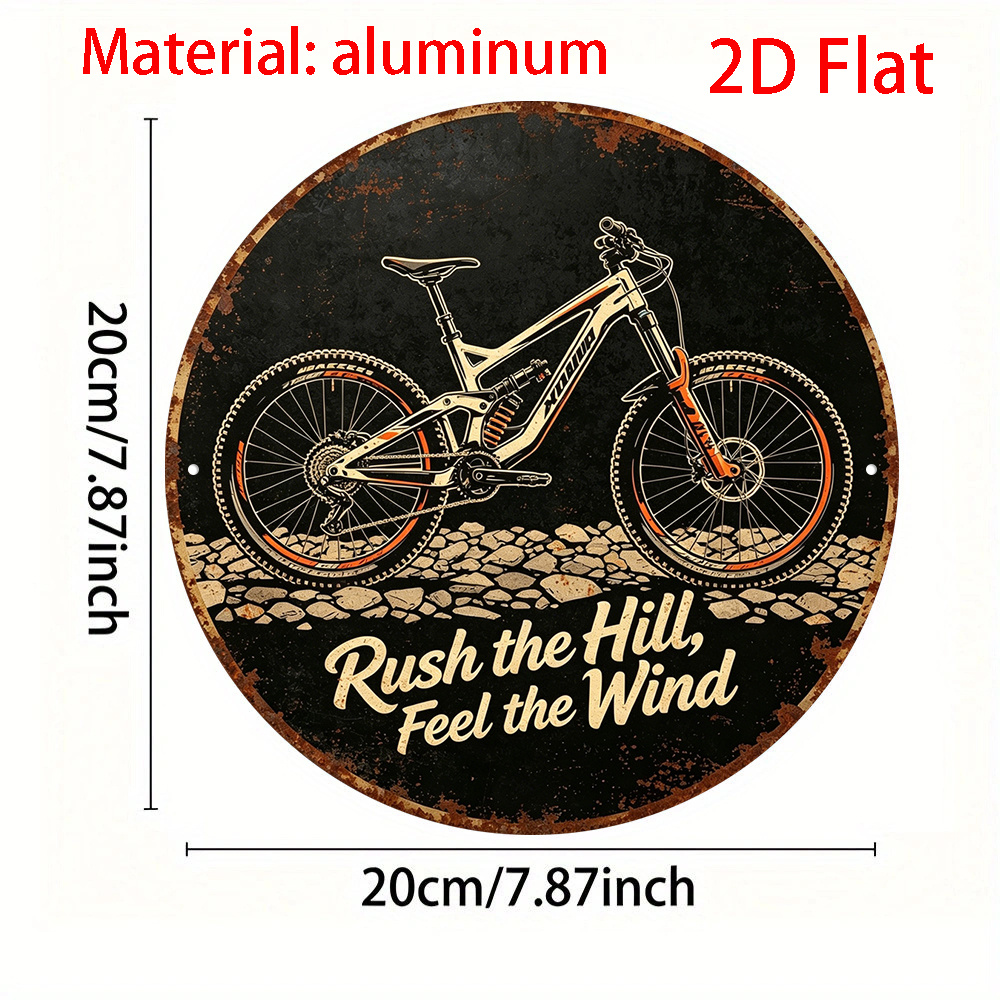 2D-Flachbild, 1 Stück, „Mounta – Mountain Biking Logo Bewertung und Preis