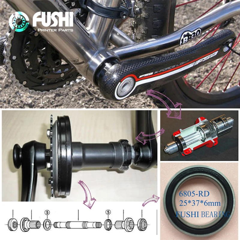 4 Stück 6805-RD 25*37*6 mm Fah – Bottom Bracket Press Bewertung und Preis